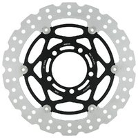 MG Front Left Brake Disc for Kawasaki ZX-10R Ninja ABS 2011-2015 (21-131-AW-BK)