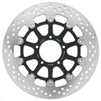 MG Front Left Brake Disc for Ducati 1100 Hypermotard S 2008-2009 (21-149-A-BK)
