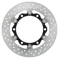 MG Front Left Brake Disc for Kawasaki GPZ 600 R 1985-1989 (21-153-A-BK)