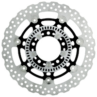 MG Front Left Brake Disc for Kawasaki Ninja 650 ABS 2013-2015 (21-181-W-BK-ABS)