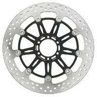 MG Front Left Brake Disc for Aprilia Tuono V4 1100 2021-2024 (21-209-A-BK)