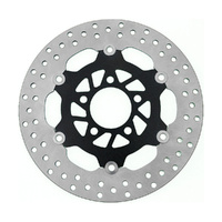 MG Front Right Brake Disc for Kymco Super Dink 300 i 2009-2012 (21-213-BK)