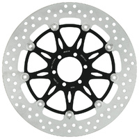 MG Front Right Brake Disc for Honda CB 400 F CB-1 - NC27 1989-1991 (21-258-A-BK)
