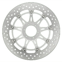 MG Front Left Brake Disc for Honda CB 1300 F Super Four 1998-2002 (21-312-A-SV)