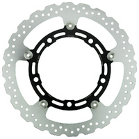 MG Front Right Brake Disc for Kawasaki Ninja 500 ABS 2024 (21-400-W-BK)