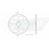 Esjot Rear Sprocket 52T for Yamaha DT 80 M 1981