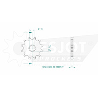 Esjot Front Sprocket 11T for Suzuki A 80 1975-1977