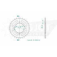 Esjot Rear Sprocket 32T for Yamaha PW 80 1983-1985