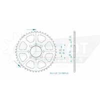 Esjot Rear Sprocket 45T for Suzuki AP 50  1975-1978