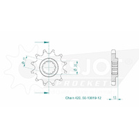 Esjot Front Sprocket 12T for Husqvarna TC 65 2017-2025