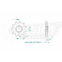 Esjot Front Sprocket 11T for Aprilia MX 50 2004