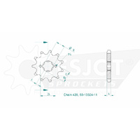 Esjot Front Sprocket 11T for Aprilia RX 50 Racing 2003-2006
