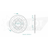 Esjot Rear Sprocket 43T for Honda CB 100 Super Sport 1981