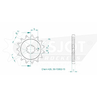 Esjot Front Sprocket 15T 50-15002-15
