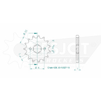 Esjot Front Sprocket 15T for Kymco Quannon 125 Sport 2007-2014