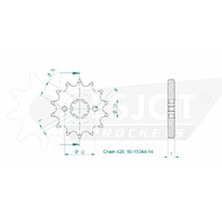 Esjot Front Sprocket 14T for Husqvarna SMS4 125 2015