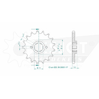 Esjot Front Sprocket 17T 50-29001-17