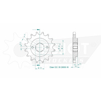 Esjot Front Sprocket 16T 50-29003-16