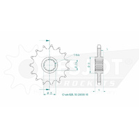 Esjot Front Sprocket 15T for Honda CB 400 F3 Super Four 1995-1997
