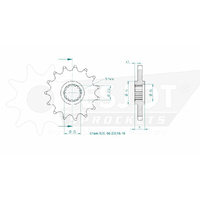 Esjot Front Sprocket 15T 50-29016-15