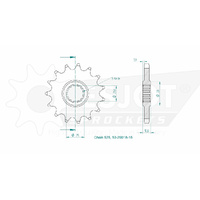 Esjot Front Sprocket 15T 50-29018-15