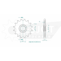 Esjot Front Sprocket 16T 50-29018-16