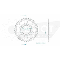 Esjot Rear Sprocket 41T for Kawasaki ZZ-R 600 1999