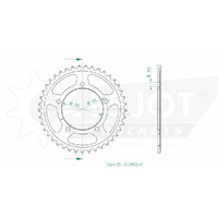 Esjot Rear Sprocket 41T for Aprilia Shiver 750 GT ABS 2009-2012