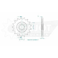 Esjot Front Sprocket 17T 50-29029-17