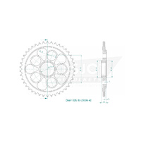 Esjot Rear Sprocket 42T for Ducati 1100 Monster 2009-2010