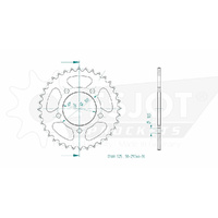 Esjot Rear Sprocket 36T for Benelli Leoncino 800 2022-2024