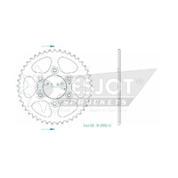 Esjot Rear Sprocket 45T for Ducati Desert X Rally 2024