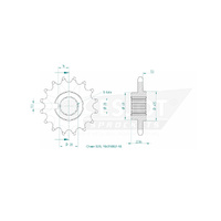Esjot Front Sprocket 16T 50-29057-16