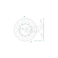 Esjot Rear Sprocket 51T for Yamaha XJ6 N Diversion 2011