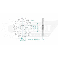 Esjot Front Sprocket 17T for Kawasaki ZZ-R 250 1990-1994