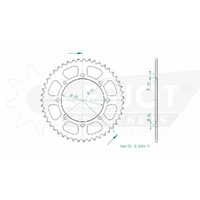 Esjot Rear Sprocket 47T for Honda NC 700 SD DCT ABS 2012