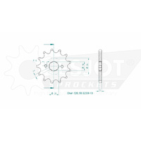 Esjot Front Sprocket 13T for Honda CB 200 2011