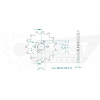 Esjot Front Sprocket 15T 50-32015-15