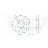 Esjot Rear Sprocket 42T for Suzuki GSX-R 400 1987