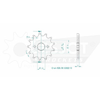 Esjot Front Sprocket 13T for Honda CM 250 Custom 1982