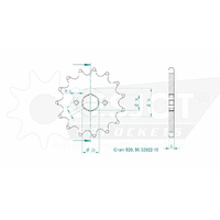 Esjot Front Sprocket 15T for Honda CM 250 Custom 1982