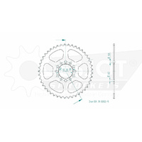 Esjot Rear Sprocket 45T for Yamaha SR 250 2002