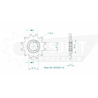 Esjot Front Sprocket 12T for KTM 250 XCF-W 2010-2017