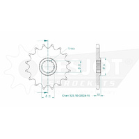 Esjot Front Sprocket 16T for Polaris 450 Outlaw MXR 2009