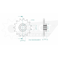 Esjot Front Sprocket 15T 50-32028-15