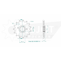 Esjot Front Sprocket 15T 50-32037-15