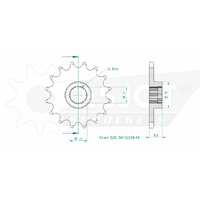 Esjot Front Sprocket 16T 50-32039-16