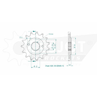 Esjot Front Sprocket 15T for Honda XR 650 R 2000-2007