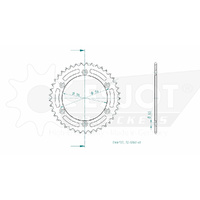 Esjot Rear Sprocket 41T for Husqvarna CR 250 2002-2008