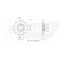 Esjot Front Sprocket 12T for Husqvarna SM 510 R 2005-2007